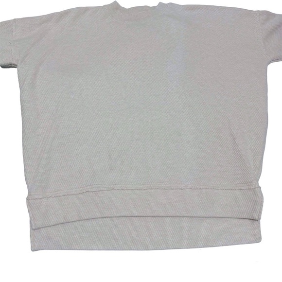 Aerie Waffle Crew Neck Oversized Sweatshirt Sweater Size XSMALL - Picture 9 of 9